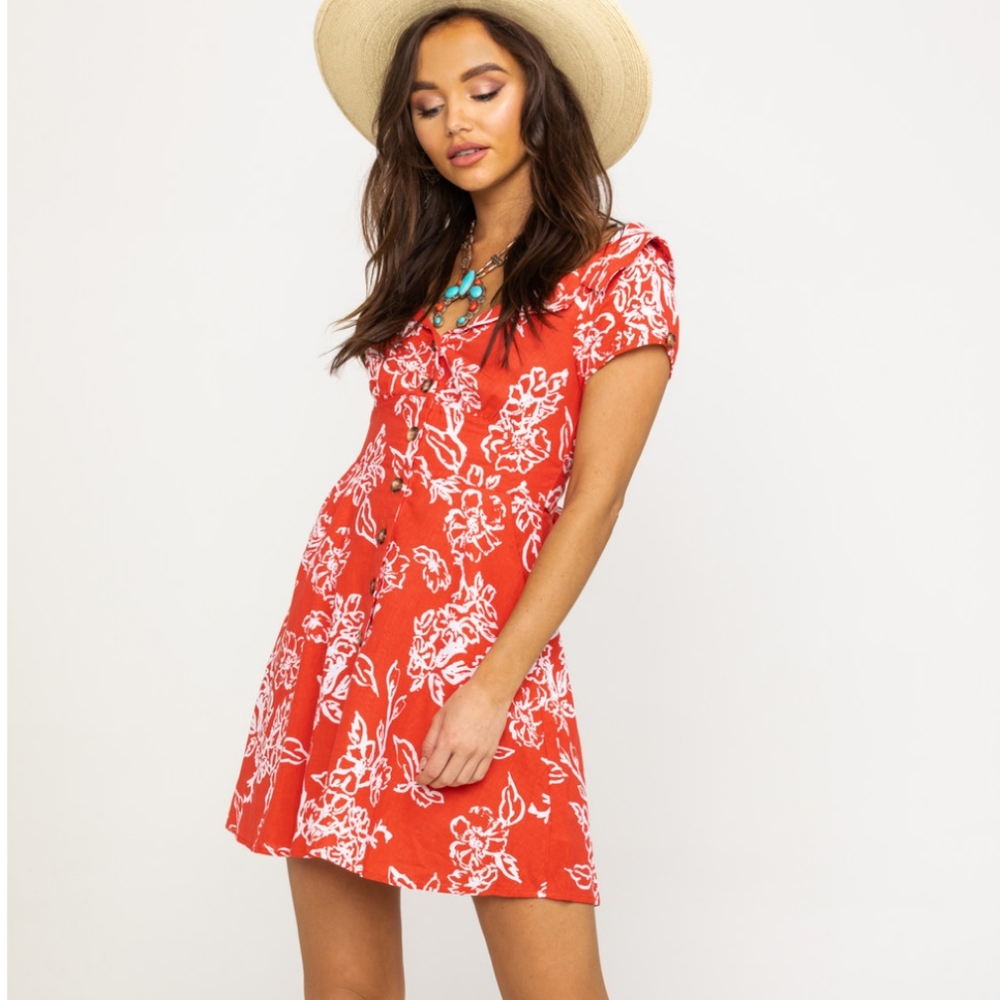 Free People "A Thing Called Love" Mini Dress
